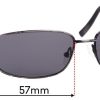Replacement Sunglass Lenses Compatible for Brooks Brothers BB 338S