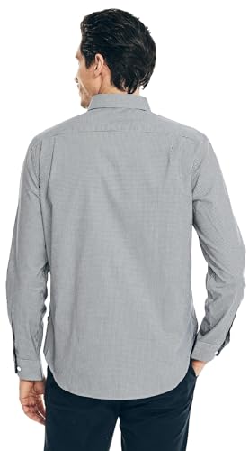 Men's Wrinkle Resistant Long Sleeve Button Front Shirt