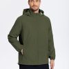 Mens Rain Jacket Lightweight Waterproof Raincoat Packable Rain Shell Jacket With Hood Golf Hiking Windbreaker
