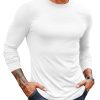 319d0qDeHL.jpg COOFANDY Mens Long Sleeve Tee Shirts Stretch Crew Neck Thermal Shirts Casual T Shirts for Men