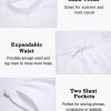 Linen Sets For Men 2 Piece Button Down Shirt Long Sleeve and Casual Beach Drawstring Waist Shorts Summer Outfits