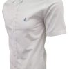 Men's Regular Fit Short Sleeve Button Down Shirt