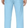 Men's Linen Pants Casual Elastic Waist Drawstring Yoga Beach Trousers