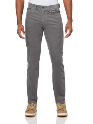 Men's Slim Fit Stretch Five-Pocket Corduroy Pants