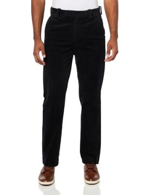 Men's Regular Fit Cotton Wide-wale Corduroy Pants