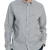 Men's Wrinkle Resistant Long Sleeve Button Front Shirt