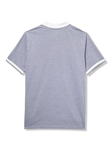 Men's Short Sleeve Cotton Pique Stretch Logo Polo Shirt