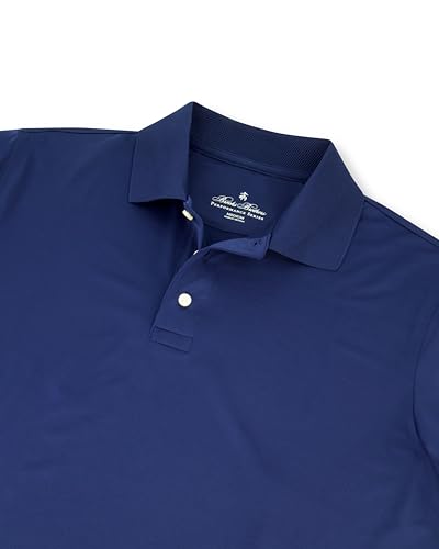 Men's Performance Stretch Short Sleeve Solid Polo Shirt