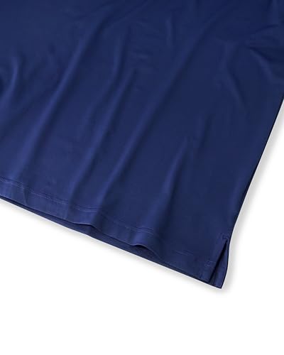 Men's Performance Stretch Short Sleeve Solid Polo Shirt
