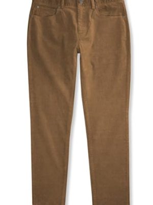 Mens Slim Fit Five Pocket Mini Corduroy Pants,