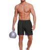 Men's 2 in 1 Running Shorts 2 Pack Athletic Shorts Quick Dry Gym Training Workout Shorts with Pockets