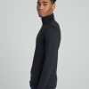 Mens Thermal Turtleneck Underwear Top Fleece Long Sleeve Shirt Base Layer Undershirt Lightweight Midweight M122/M124