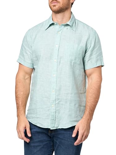 Men's Irish Linen Short-Sleeve Sport Shirt