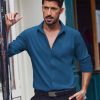 Men's Dress Shirts Long Sleeve Casual Button Down Shirt Solid Wrinkle Free Formal Business Shirts