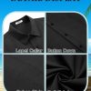 Mens Cuban Guayabera Shirt Short Sleeve Button Down Shirts Summer Beach Vacation Shirts
