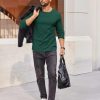 Thermal Shirts for Men Long Sleeve T Shirt Casual Basic Shirts Stretch Crew Neck Undershirts