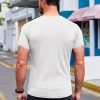 Men's Short Sleeve Loose fit Basic T-Shirt Active Performance Sports Tee Flag