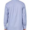 Men's Regular Fit Stretch Supima Cotton Non-Iron Pinpoint Oxford Button Down Collar Long Sleeve Polo
