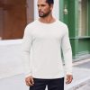 Thermal Shirts for Men Long Sleeve T Shirt Casual Basic Shirts Stretch Crew Neck Undershirts