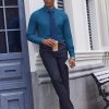 Men's Dress Shirts Long Sleeve Casual Button Down Shirt Solid Wrinkle Free Formal Business Shirts