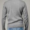Mens Casual Slim Fit Pullover Sweaters Long Sleeve Knitted Fabric Zip Up Mock Neck Polo Sweater