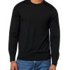 Men's Merino Wool Crewneck Long Sleeve Sweater