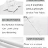 Mens Button Down Shirt Short Sleeve Casual Shirts Beach Summer Linen Shirts Wedding Vacation Shirt