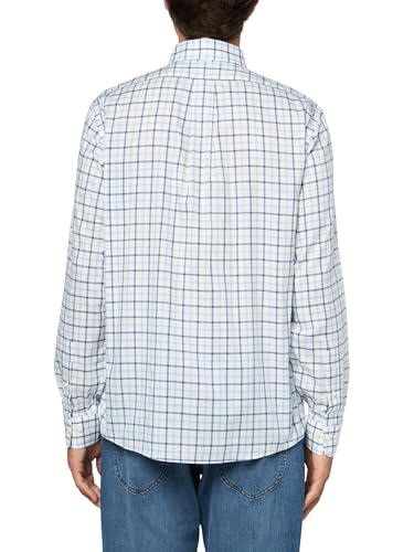 Men's Non-Iron Button Down Stretch Twill Long Sleeve Sport Shirt