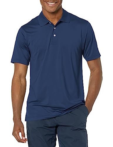 Men's Performance Stretch Short Sleeve Solid Polo Shirt