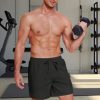 Men's 2 in 1 Running Shorts 2 Pack Athletic Shorts Quick Dry Gym Training Workout Shorts with Pockets