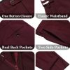 Men's 2 Piece Suit Slim Fit Shawl Lapel One Button Formal Tuxedo Jacket Pants Set for Wedding Prom Business