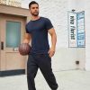 Men's T Shirt Short Sleeve Crew Neck T-Shirts Casual Summer Classic Basic Tees