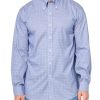 Men's Regular Fit Stretch Supima Cotton Non-Iron Pinpoint Oxford Button Down Collar Long Sleeve Polo