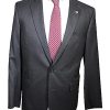 Estrato Regent Solid Charcoal Suit Size 41 Long