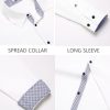 Men's Dress Shirt Wrinkle Free Regular Fit Stretch Long Sleeve Button Down Shirts