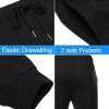 Men's Tracksuit 2 Piece Hoodie Sweatsuit Sets Casual Jogging Athletic Suits