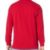Men's Long Sleeve Cotton Pique Stretch Logo Polo Shirt