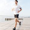 Men's 3 Pack Workout T Shirts Short Sleeve Gym Bodybuilding Muscle Shirt Base Layer Fitness Tee Tops