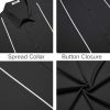 Men's Cuban Guayabera Shirt Short Sleeve Button Down Shirts Casual Summer Beach Shirts