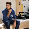 Men Casual Knit Pullover Sweatshirt Slim Fit Thermal Fashion Sweater