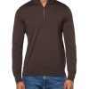 Men's Merino Wool Half-Zip Sweater