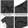 Men's Gym Shorts 3 Pack Mesh Athletic Workout Shorts Lightweight Quick Dry Drawstring Shorts with Pockets