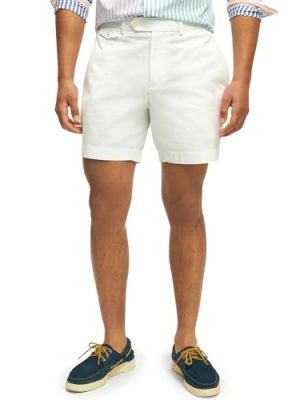 Men's Stretch Supima Cotton Poplin Chino 7 Inch Inseam Shorts