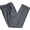 Solid Gray/Brown Full Canvas Suit with Golden Fleece Pants Size 41 Reg Waist 33"