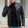Men's Casual Slim Fit Turtleneck Pullover Sweaters Tops with Twist Patterned