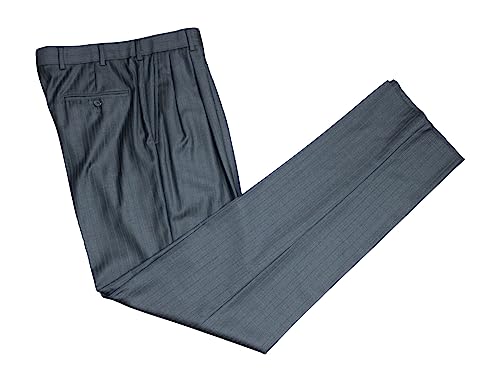 Madison Charcoal Suit with Pleated Pants Size 40 Reg
