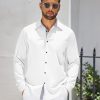 Men's Dress Shirt Wrinkle Free Regular Fit Stretch Long Sleeve Button Down Shirts