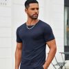 Men's T Shirt Short Sleeve Crew Neck T-Shirts Casual Summer Classic Basic Tees