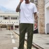 Men's Casual Cargo Pants Cotton Drawstring Athletic Jogger Sweatpants