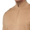 Men's Merino Wool Half-Zip Long Sleeve Sweater